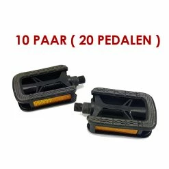 Büchel 10 Paar Posten City Fahrrad Pedalen BÜCHEL Anti Rutsch Pedale Mit Reflekoren