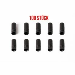 100 Stück Shimano Fahrrad Schaltzug Endkappe Schaltzughülle 4mm Werkstatt Verpackung