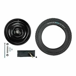 Nicht Angegeben 12 1/2 Zoll Laufrad Scheibenrad Set Schwalbe 50-203 AV Seifenkiste Schwarz