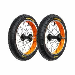 Nicht Angegeben 16 Zoll Laufrad Satz Fat Bike Inkl Reifen Schlauch 65-305 Orange 16x3.0