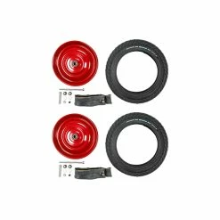 Nicht Angegeben 2 Stück 12 1/2 Zoll Laufrad Scheibenrad Radsatz Set Seifenkiste Schwalbe Reifen 50-203 AV Klaufix DDR