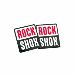 ROCKSHOX 2 Stück Orginal ROCK SHOX Aufkleber Fahrrad Gabel Rahmen Dekor Sticker Fork Decal
