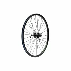 28" Zoll Laufrad Hinten SHIMANO XT Nabe Disc Freilauf 8/9/10-fach Inkl. Schnellspanner Felge EXAL Ex19 Verstärkte Speichen Schwarz