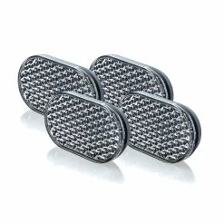 Nicht Angegeben 4 Stück Fahrrad Frontreflektor Frontstrahler Weitwinkel 60x35 StVZO Genormt Weiss