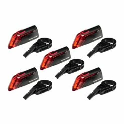 5 Stück TRELOCK Fahrrad Lampen Hinten POSTEN Rücklicht Rear Light ECO POWER®
