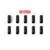 50 Stück Shimano Fahrrad Schaltzug Endkappe Schaltzughülle 4mm Schwarz Werkstatt Händler