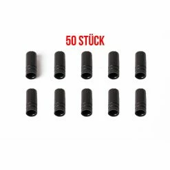 50 Stück Shimano Fahrrad Schaltzug Endkappe Schaltzughülle 4mm Schwarz Werkstatt Händler