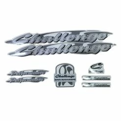 Nicht Angegeben Aufkleber Fahrrad Rahmen Challenge Performance Dekor Sticker Decal Set 8-Teilig