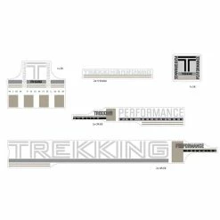 Nicht Angegeben Aufkleber Fahrrad Rahmen Trekking Performance Dekor Sticker Decal Set 8-Teilig
