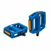 DK Bicycles DK Plattform Pedalen BMX 1/2 Zoll Blau Pedale Mit Pins Und Reflektoren -Trelock Verkäufe dk plattform pedalen bmx 1 2 zoll blau pedale mit pins und reflektoren