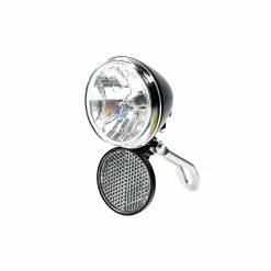 Nicht Angegeben E Bike Front Scheinwerfer Fahrrad Lampe 6V / 2,4 W Frontstrahler Mit Halterung