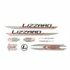 Nicht Angegeben Fahrrad DEKOR Satz Aufkleber Rahmen Frame Decal Sticker LIZZARD Weiß Schwarz Rot