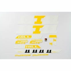 Nicht Angegeben Fahrrad DEKOR Satz Aufkleber Rahmen Frame Decal Sticker MC KENZIE Label Weiß Gelb