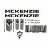 Nicht Angegeben Fahrrad DEKOR Satz Aufkleber Rahmen Frame Decal Sticker MC KENZIE Schwarz Weiß