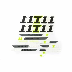 Nicht Angegeben Fahrrad DEKOR Satz Aufkleber Rahmen Frame Decal Sticker MCKENZIE Weiß Grün Grau