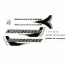 Nicht Angegeben Fahrrad DEKOR Satz Aufkleber Rahmen Frame Decal Sticker Motobecane Grau Weiß