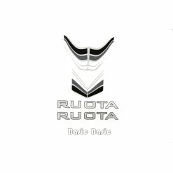 Nicht Angegeben Fahrrad DEKOR Satz Aufkleber Rahmen Frame Decal Sticker RUOTA Label Grau