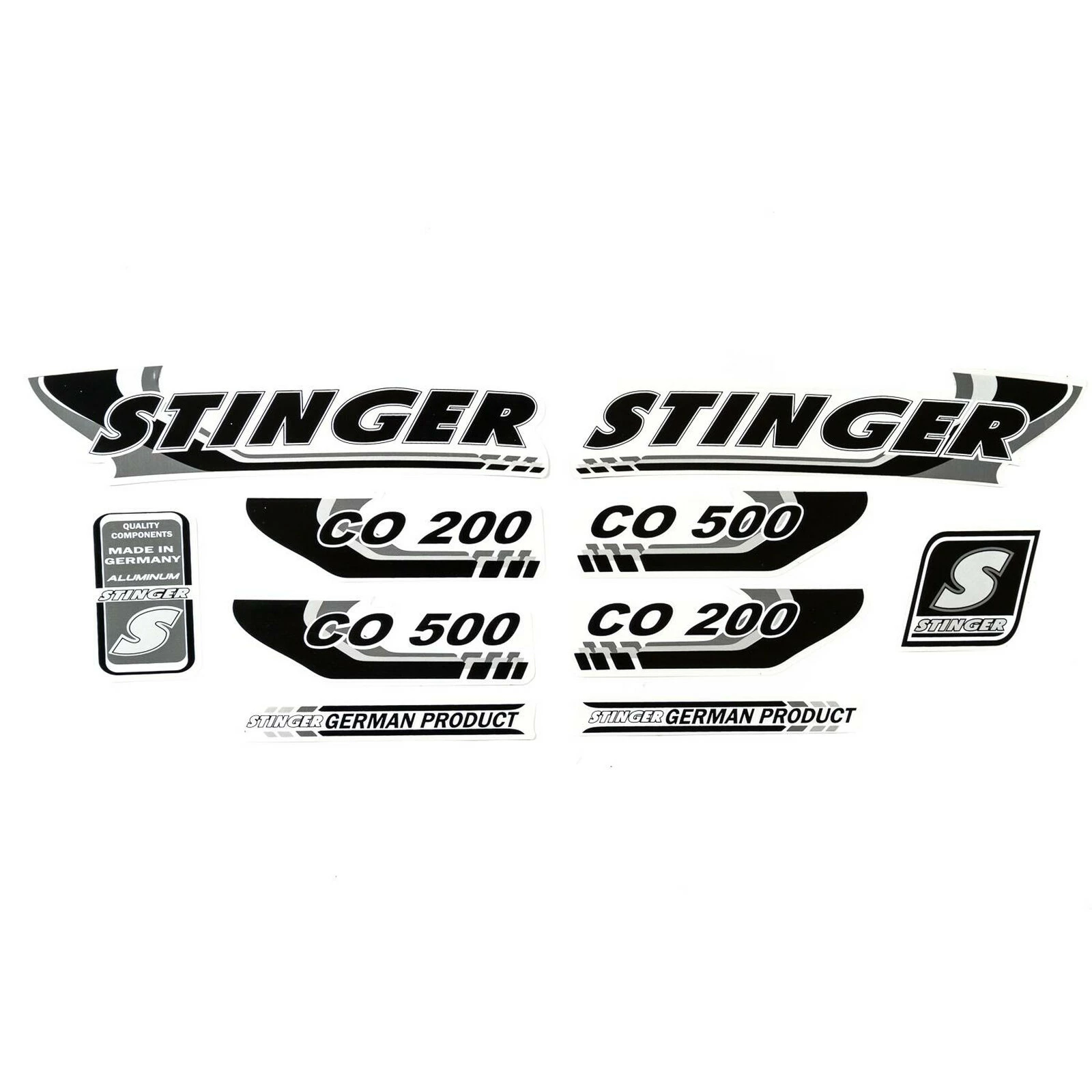Nicht Angegeben Fahrrad DEKOR Satz Aufkleber Rahmen Frame Decal Sticker Stinger Label Grau 3 Nicht Angegeben Fahrrad DEKOR Satz Aufkleber Rahmen Frame Decal Sticker Stinger Label Grau