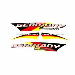 Nicht Angegeben Fahrrad DEKOR Satz Aufkleber Rahmen Frame Decal Sticker TEAM GERMANY Schwarz Rot Gold Label
