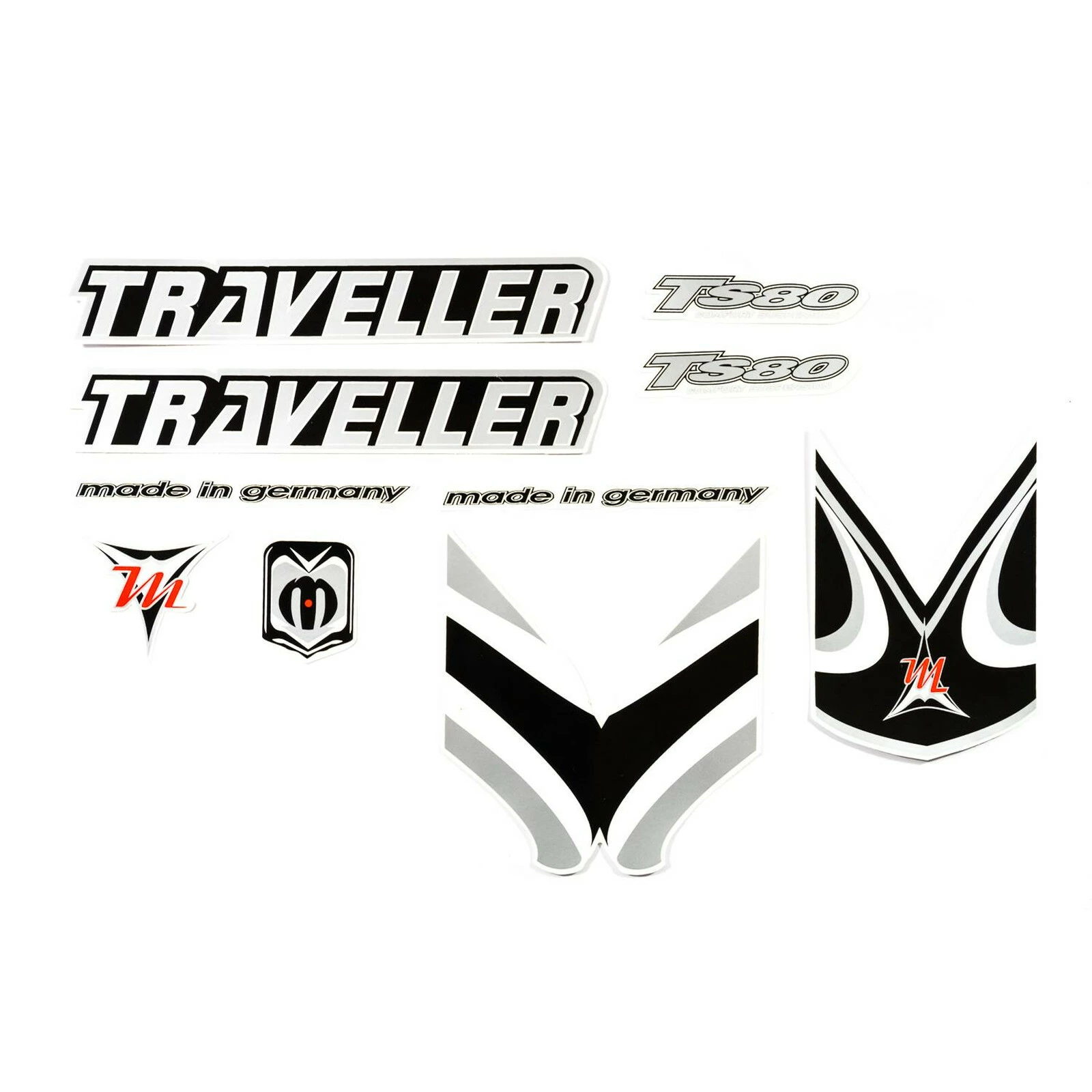 Nicht Angegeben Fahrrad DEKOR Satz Aufkleber Rahmen Frame Decal Sticker Traveller Schwarz Grau 3 Nicht Angegeben Fahrrad DEKOR Satz Aufkleber Rahmen Frame Decal Sticker Traveller Schwarz Grau