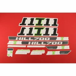 Nicht Angegeben Fahrrad DEKOR Satz Aufkleber Rahmen Schriftzug Sticker Frame Decals Schwarz Weiss Grün