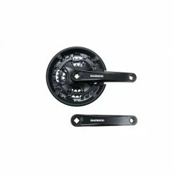 Fahrrad Kurbel Garnitur SHIMANO FC-MT101 Antrieb 44-32-22 Zähne 170mm Kettenschutz