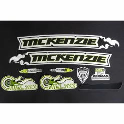 Nicht Angegeben Fahrrad Rahmen Aufkleber Frame Sticker Set Decal MC Kenzie Hill Bike Grün Schwarz