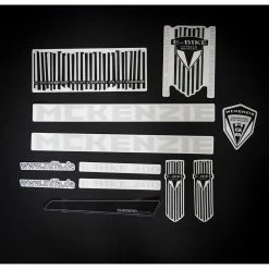 Nicht Angegeben Fahrrad Rahmen Aufkleber Schriftzug Frame Sticker Set Decal Bike Silber Design