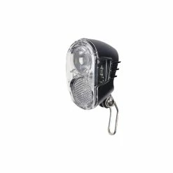 AXA Fahrrad Scheinwerfer LED Chico 30 Lampe Edelstahl Halter Für Dynamo Seitenläufer