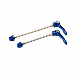 Nicht Angegeben Fahrrad Schnellspanner Set MTB Trekking Laufrad VR M5x100 HR M5x135 Blau