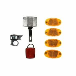 Nicht Angegeben Fahrrad Speichen Reflektoren Set Katzenaugen Klingel StVZO Geschenk Idee
