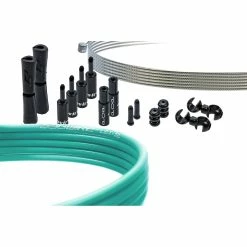 JAGWIRE Pro Shift Kit PCK508 Schaltzugset Set Aussenhülle Innenzug Türkis
