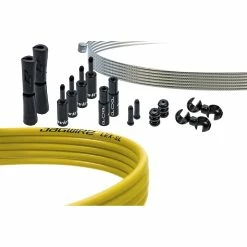 JAGWIRE Pro Shift Kit Yellow Aussenhülle Bowdenzug Schaltzug Endkappen Set Gelb