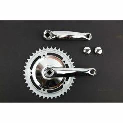 Nicht Angegeben Kurbel Garnitur 1 Fach Single Speed 40 Zähne 127mm Armlänge Klapp Jugend Fahrrad
