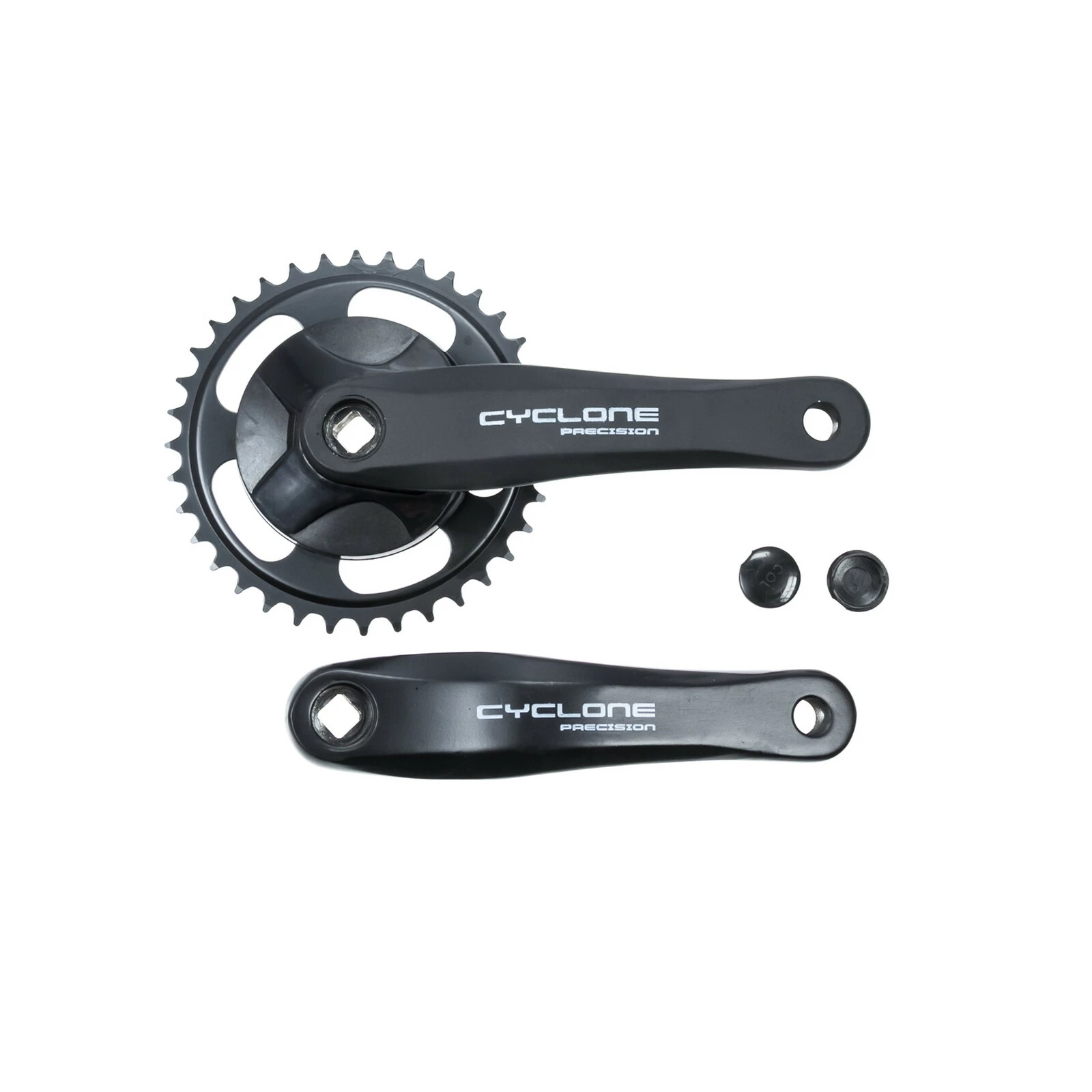 Cyclone Kurbel Garnitur 36 Zähne City Bike Antrieb 170 Mm Armlänge Schwarz 3 Cyclone Kurbel Garnitur 36 Zähne City Bike Antrieb 170 Mm Armlänge Schwarz