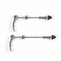 Nicht Angegeben Schnellspanner Set Fahrrad Alu Vorderrad 100mm Hinterrad 135mm VR HR Hohl Achse Silber