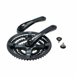 SHIMANO Fahrrad Kurbel Garnitur FC-TY501 Zähnezahl 48-38-28 Kettenschutzring
