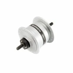 Shimano Fahrrad Naben Dynamo DH-3N31-NT 36 Loch 100mm Silber Vollachse