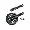 SHIMANO Tourney Fahrrad Kurbel Garnitur FC-TY501-2 Vierkant 46-30 Schwarz